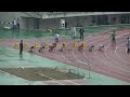 東北インカレ 男子100m 準決勝2組 20180518 佐々木