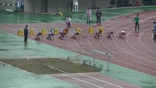 東北インカレ 男子100m 準決勝2組 20180518 佐々木