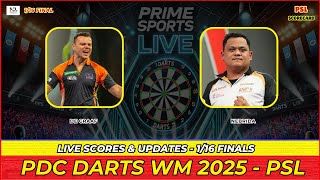 Jermaine de Graaf vs Paolo Nebrida | Darts WM 2025 | 1/16 Finals | PDC Darts Score Live Updates