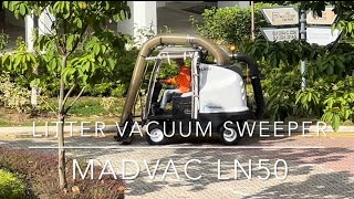 On the Road - MADVAC All Terrain Litter Vacuum Sweeper!