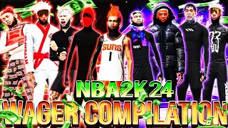 ALL THE BEST WAGER'S OF NBA 2K24 APRIL AND MAY EDITION! BEST NBA 2K24 COMP STAGE WAGER COMPILATION!