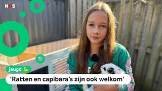 Eva heeft een eigen knaagdieren-opvang