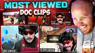 TIMTHETATMAN REACTS TO DOC MOST VIEWED CLIPS