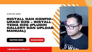 Install dan Konfigurasi OJS - 08 Install Tema OJS Plugin Gallery dan Upload Manual