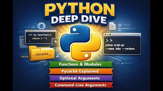Python Deep Dive: Functions, Modules, pycache, Optional Arguments, and Command-Line Arguments