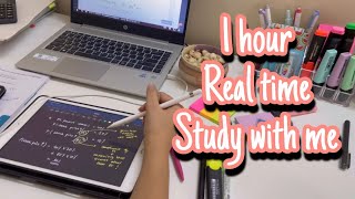 1 hour real time study with me | Fire crackling sound | Study motivation | CA Titiksha Gupta