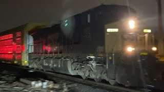 CSX 492 Leads M685 through Terre Haute, IN