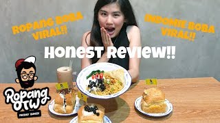 Indomie boba \u0026 Ropang boba viral - Ropang OTW (Honest Review)