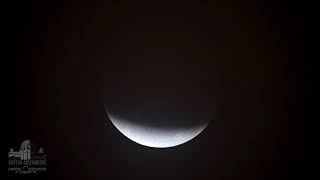 Partial Lunar Eclipse - One Minute Time Lapse | Griffith Observatory | November 18-19, 2021