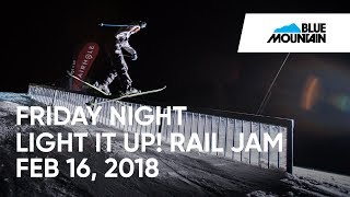 2018 Friday Night Light It Up Rail Jam #1