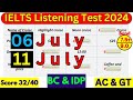 06 July & 11 July 2024 IELTS LISTENING PRACTICE TEST 2024 WITH ANSWERS | IELTS | IDP & BC