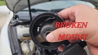 2009 Toyota Camry Passenger side motor mount replacement #automobile #toyota #toyotacamry #diy