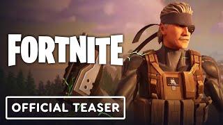 Fortnite x Metal Gear Solid - Official Solid Snake Teaser Trailer