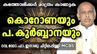 കത്തോലിക്കര്‍ മാത്രം കാണുക - കൊറോണയും വി.കുര്‍ബ്ബാനയും | റവ.ഡോ.ഫാ.ഇനാശു ചിറ്റിലപ്പിള്ളി| Fr. Enasu