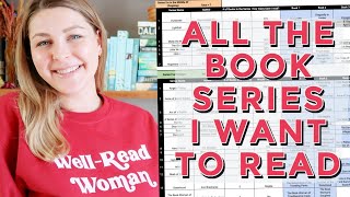 All the Book Series that I Own // Series Spreadsheet