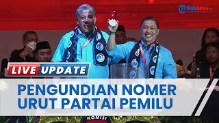 Ketua KPU Hasyim Asy'ari Resmi Umumkan Nomor Urut Partai Politik Peserta Pemilu 2024