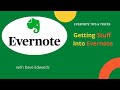 Getting Stuff Into Evernote