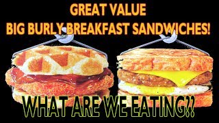 Great Value Big Burly Breakfast Sandwiches - WHAT ARE WE EATING?? - The Wolfe Pit