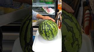 남대문시장 달인 이모의 깔끔한 수박 자르기 - Satisfying Watermelon Cutting Skills