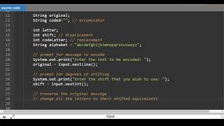 Java Cryptography Lesson 02) Caesar's Cipher