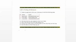 Python Module 05-06 Lab 5-2 Starter