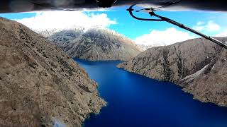 Shey Phoksundo Lake - Nepal - Mountain Helicopters - 9N-ALD overflight in April 2020