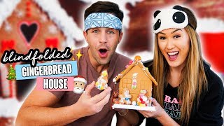 Blindfolded Gingerbread Houses w/ Josh Peck
