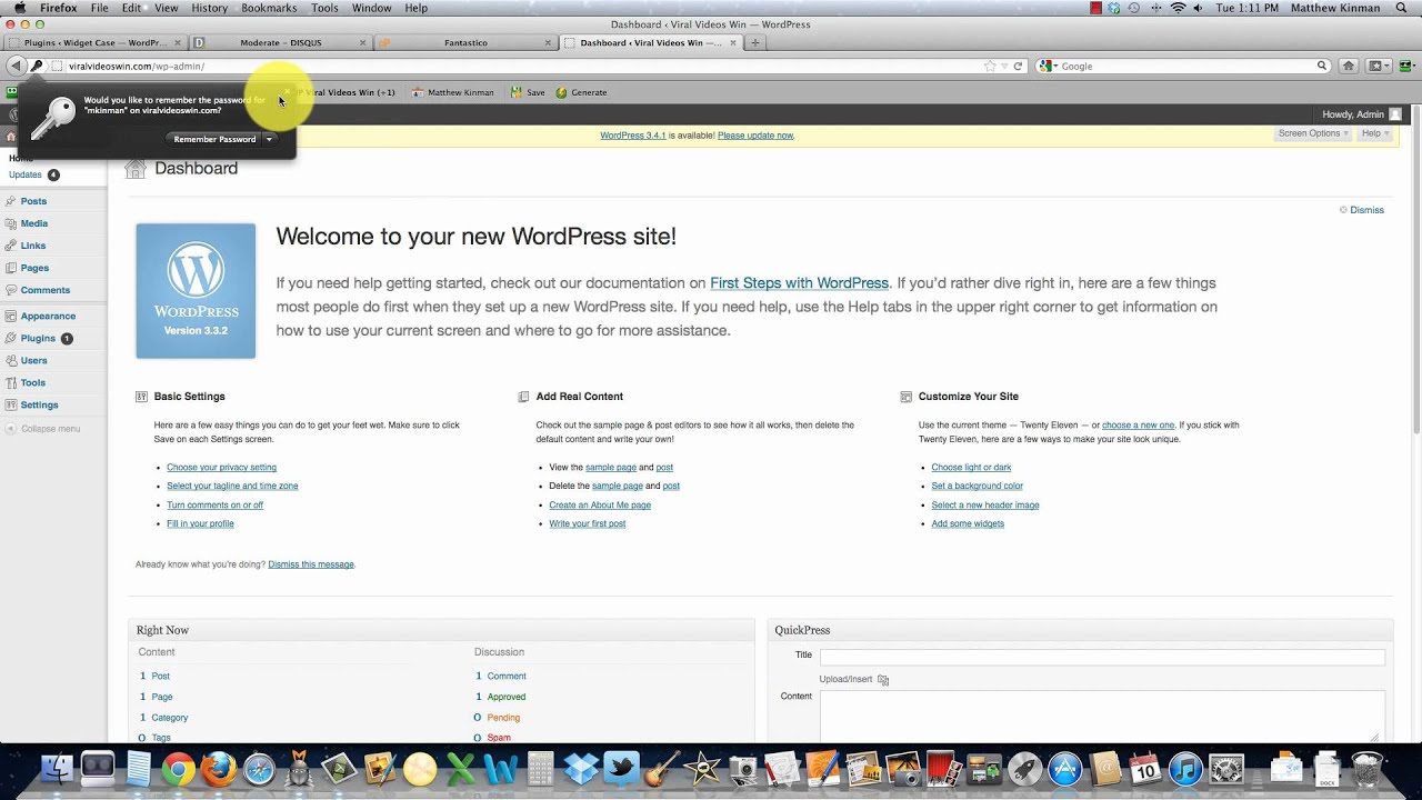 Wordpress Tutorial Wordpress Install Tutorial Youtube