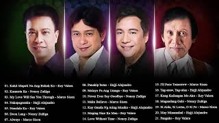 Rey Valera, Marco Sison, Nonoy Zuñiga, Hajji Alejandro Best OPM Tagalog Love Songs Collection 2018