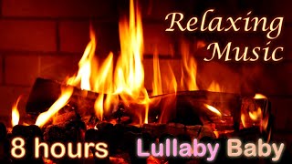 ✰ 8 HOURS ✰ RELAXING MUSIC FIREPLACE ♫ ✰ NO ADS ✰ COZY Medley ♫ Relaxing PIANO Sleep Music Fire