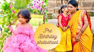 ನನ್ನ ಮಗಳ pre-birthday photoshoot 💕ಹೇಗಿದೆ ನೋಡಿ!!🥰|| Kannada vlog