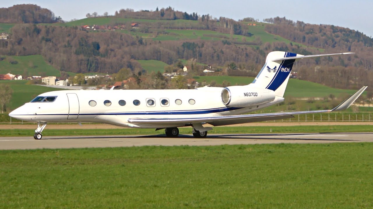 Watch The Powerful Takeoff Of The Gulfstream G650ER - YouTube