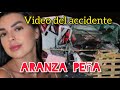 Video del accidente de Aranza Peña , actriz de Rosa de Guadalupe y Como dice el Dicho .