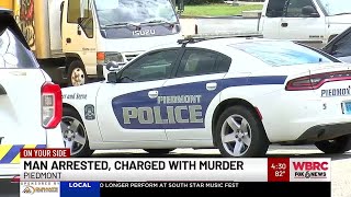 Man arrested, charged with Piedmont murder