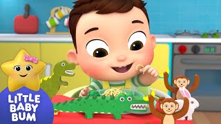 Animal Sounds Eating Song | Little Baby Bum | Baby Songs ft. Tiger, Elephant, Monkey