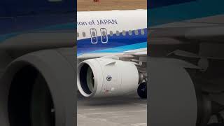 📱ANA298便（A320-271N） 左エンジン始動  鳥取砂丘コナン空港2025年2月1日