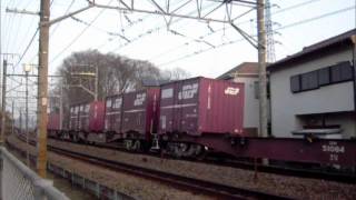 2012.3/6 89レ(EF64-1020+EF64-1024)　中央線 豊田～八王子