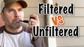 Joe wants to know whether you smoke filtered or unfiltered pipes.