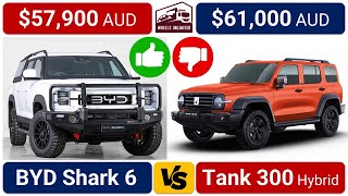 GWM Tank 300 Hybrid vs BYD Shark 6 Review #gwmtank