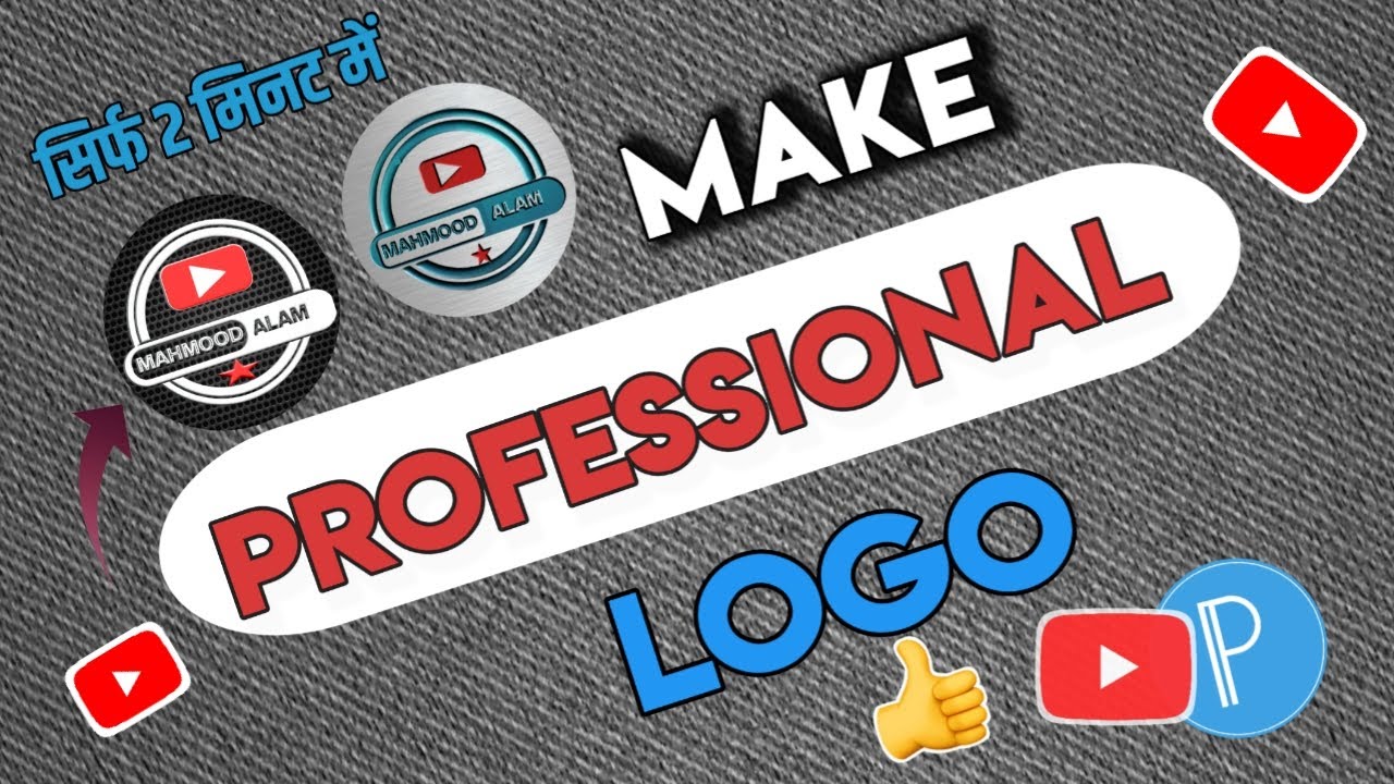 How To Make Logo Youtube Logo Design Logo Maker Online Youtube