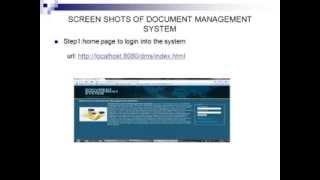 Online Document Management System Project in Java