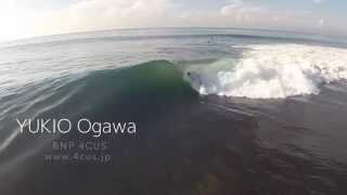 [DJI Phantom2 + Go Pro] 空撮 Yukio Ogawa Surfing@Cucukan, BALI 2014