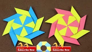 Amazing Ninja Star Design ! How To Make a Paper Transforming Ninja Star - Origami