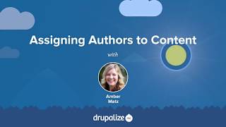 Drupal 8 User Guide: 7.7. Assigning Authors to Content
