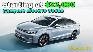 Chinese EV: BAIC EU5 PLUS, Compact Electric Sedan, range up to 501 km, starting at $22,000