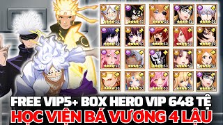 Game Lậu Mobile Học Viện Bá Vương 4 Lậu - Free Vip5+ Box Tướng Vip Tự Chọn 648 Tệ Mỗi Ngày - APK IOS