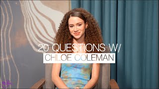 20 Questions with Chloe Coleman | MyTime Movie Network