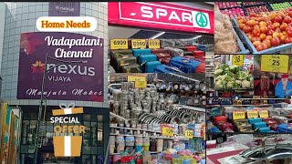 Spar Super Market | Nexus Vijaya | Shopping | Home Needs | Manjula Makes