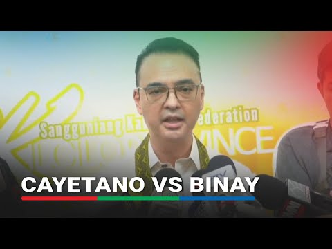 Cayetano, nagsalita na matapos sampahan ng ethics complaint ni Senador Binay ABS-CBN News