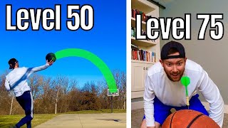 Epic Basketball TRICK SHOTS From Level 1 to 100